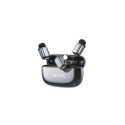 BOYA Microphone Wireless Mini 2-02 2.4GHz, AI Powered Noise Cancellation with 2 transmitters and 1 r