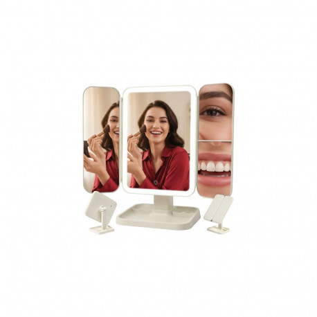 Lusterko kosmetyczne rozkładane LED Soulima 26952