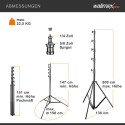 Walimex pro Jumbo AIR 600cm Lampenstativ