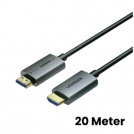 Cable HDMI-HDMI 20m (HDMI 2.1) optical hybrid 8K@60Hz 48Gbps HD183 UGREEN