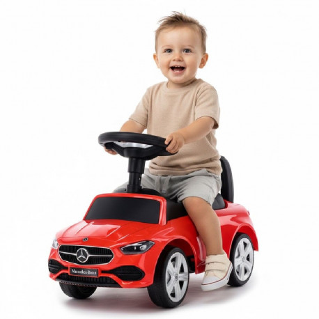 Jeździk dla dziecka, pchacz, chodzik, Mercedes C-Class czerwony