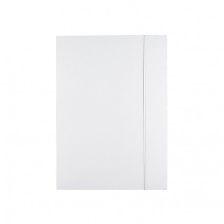 Cardboard folder with rubber GRAND A4 white