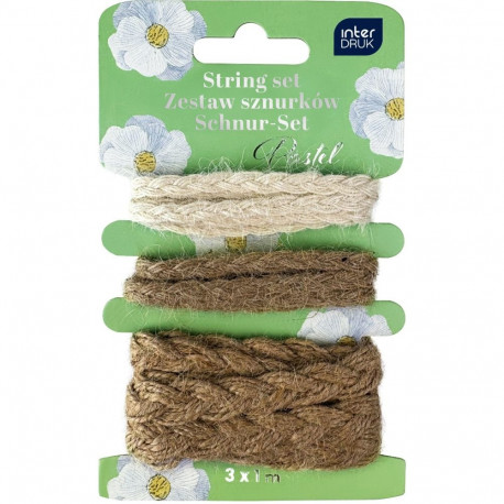 Kinkepaela komplekt Jute 3x1m Interdruk