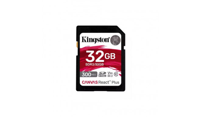 Kingston Technology Canvas React Plus SDHC Memory Card 32GB