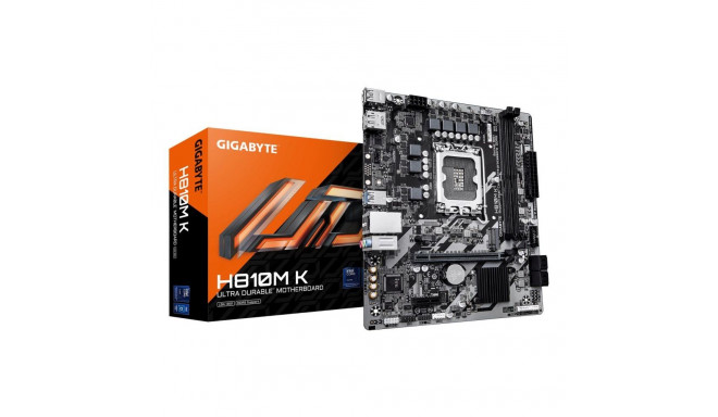 Gigabyte Mainboard||Intel H810|LGA1851|Micro-ATX|Memory DDR5|Memory slots 2|H810MK1.0