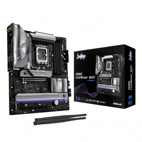 Asrock Mainboard||Intel Z890|LGA 1851 (Socket V1)|ATX|RAM DDR5-SDRAM|4xSlots|Wi-Fi Yes|Bluetooth Yes