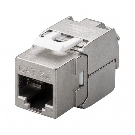 Goobay Keystone Module RJ45 CAT 6A, STP, 500 MHz, Slim-Line