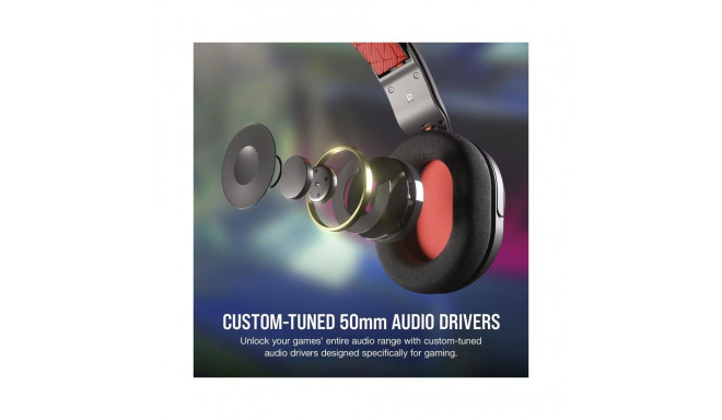 HEADSET HS35 V2 STEREO RED