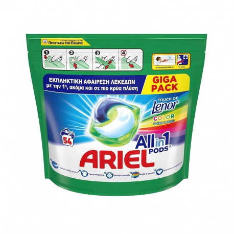 ARIEL PODS 54 COLOR TOUCH OF LENOR