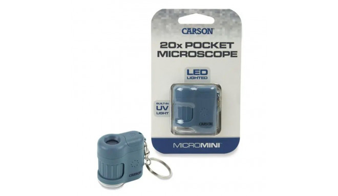 Carson Pocket Microscope MicroMini 20x Bleu