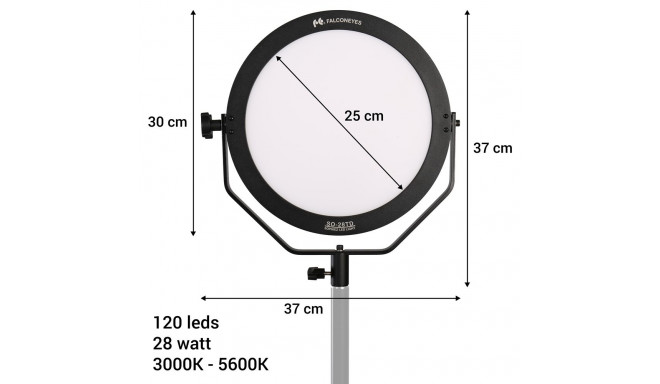 Falcon Eyes videovalgusti LED Bi-Color Sophiez SO-28TD 230V