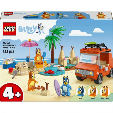 LEGO BLUEY 11202 Bluey's Beach & Family Car Trip