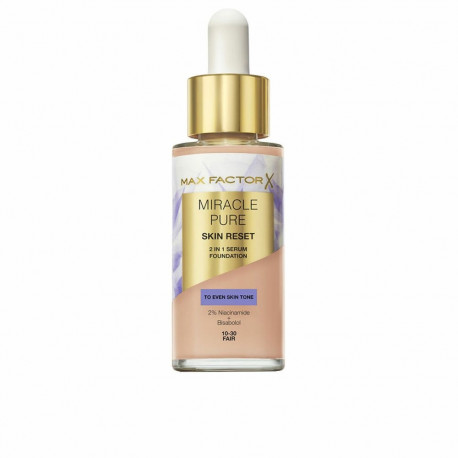 Nahka korrigeeriv seerum Max Factor MIRACLE PURE Nº 10-30 Fair 30 ml