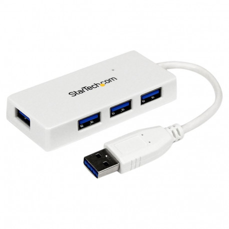 StarTech valge 4-pordiline mini USB 3.0 jaotur