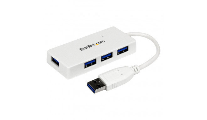 StarTech valge 4-pordiline mini USB 3.0 jaotur