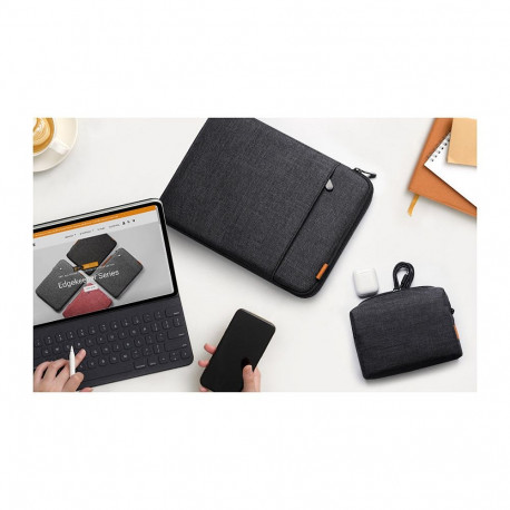 Inateck 14-tolline sülearvutikott ja lisatarvikute kott LB01006/S1 must-hall