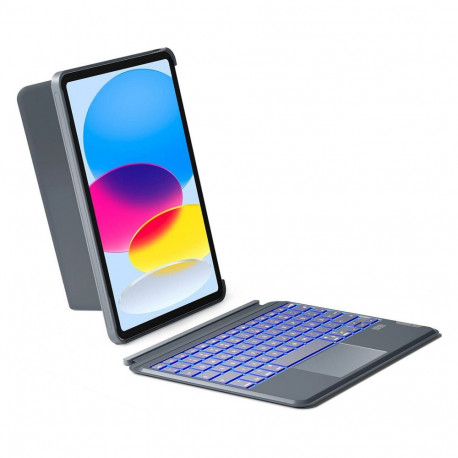 "inateck Keyboard iPad 11"" iPad 10th Gen. Com. QWERTZ gray"
