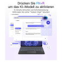 "inateck Keyboard Surface gray, Sureface GO 1-4 Com. QWERTZ"