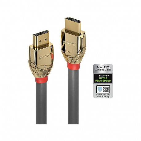 "LINDY HDMI Kabel Ultra High Speed 3m, Gold Line"