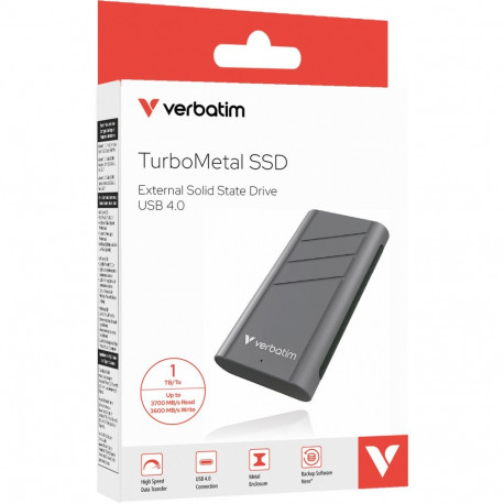 "1TB Verbatim TurboMetal SSD USB 4.0 retail"