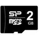Silicon Power mälukaart microSD 2GB + adapter