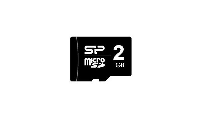 Silicon Power memory card microSD 2GB + adapter