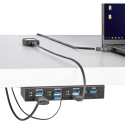 "D StarTech 7PT MANAGED INDUSTRIAL USB HUB"