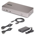 "D StarTech 3X MONITOR USB4 DOCK 100W PD"