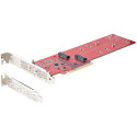 "D StarTech DUAL M.2 PCIE SSD ADAPTER CARD"