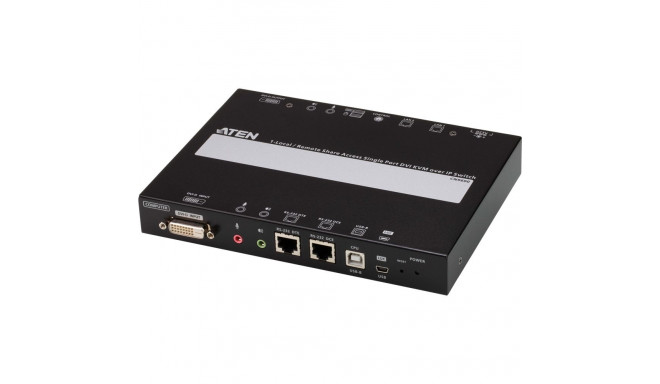 "ATEN CN9600 1-Local-Remote Share Access Einzelport DVI KVM over IP Switch"