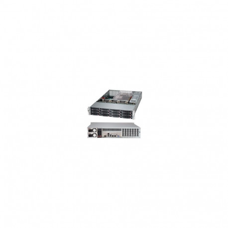 "2HE Supermicro Gehäuse SuperChassis 2U CSE-826BAC12-R1K23LPB"