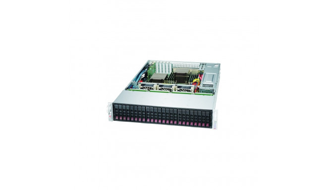 "2HE Supermicro Gehäuse SuperChassis 2U CSE-216BAC4-R1K23LPB Black"