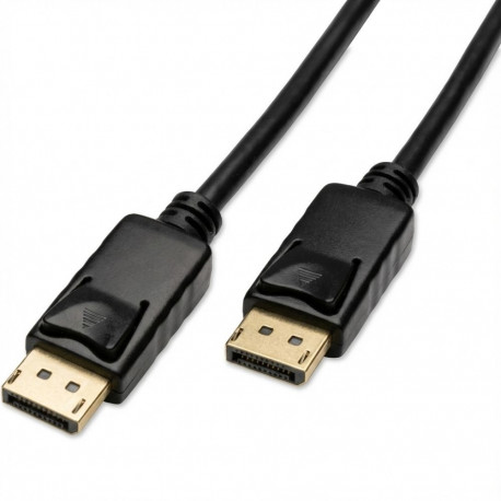 "Delock RJ45 Netzwerkkabel Cat.6A S/FTP Slim 90° unten / unten gewinkelt 0,5 m schwarz"