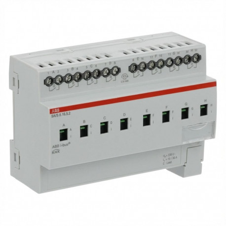 ABB SA/S8.16.5.2 8-kanaliga lülitusmoodul 16 A C-koormus DIN-liistule 2CDG110267R0011