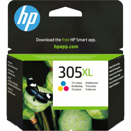 "HP 305XL HIGH YIELD TRI-COLOR"