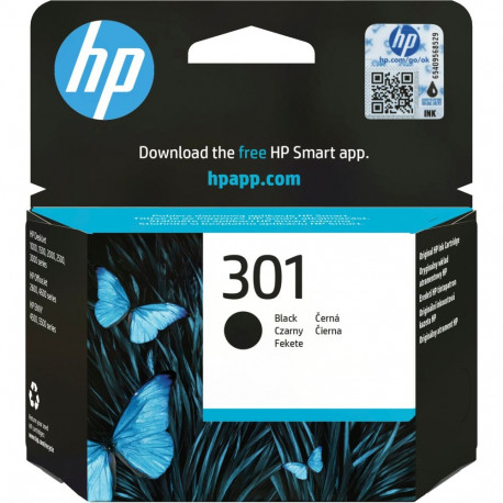 "HP 301 BLACK ORIGINAL INK"