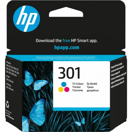 "HP INK CARTRIDGE NO 301 C/M/Y"
