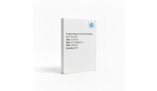 "HP INK CARTRIDGE 981Y YELLOW"