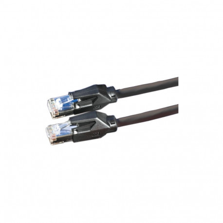 "DTWYLER Patchkabel Kat.6 Class E S/FTP CU 7702 flex LSOH Hirose TM21 schwarz 5m"