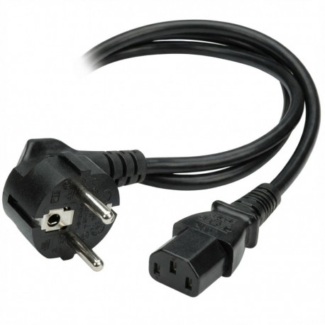"ROLINE Netzkabel, 3pol. Notebook-Buchse, schwarz, 0,8 m"