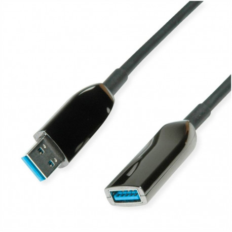 "ROLINE USB3.2 GEN1 AKT.AOC-KABEL ST/BU"