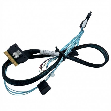 "Supermicro Kabel CBL-SAST-1234A-100 SlimSAS x4 (STR) auf 4x SATA 56cm"