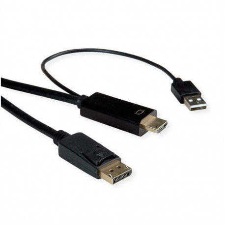 "ROLINE UHD HDMI NACH DP KABEL"