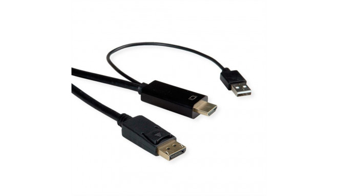 "ROLINE UHD HDMI NACH DP KABEL"