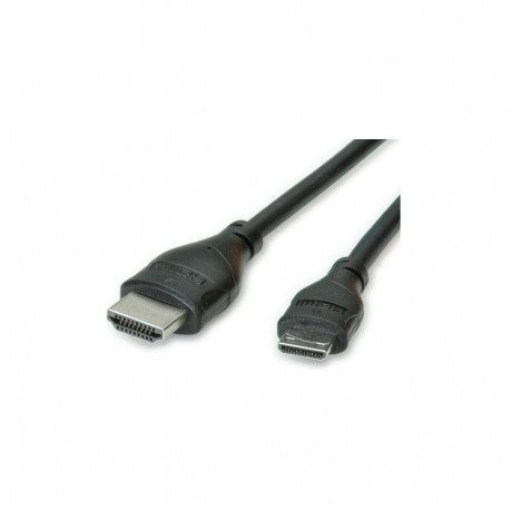 "ROLINE HDMI KABEL+ETH..A-C.0.8M"