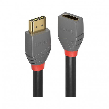 "LINDY HDMI 2.0 Verlängerungskabel 1m, Anthra Line"