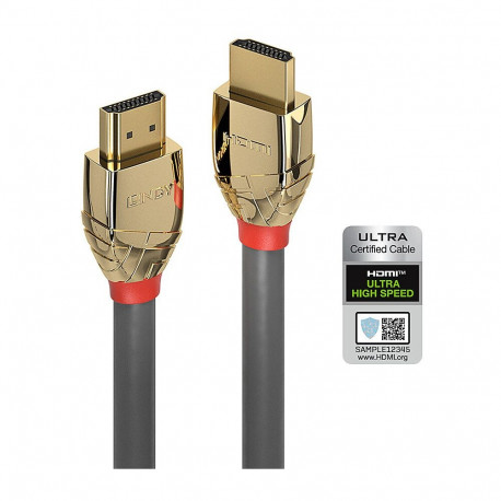 "LINDY HDMI Kabel Ultra High Speed 5m, Gold Line"