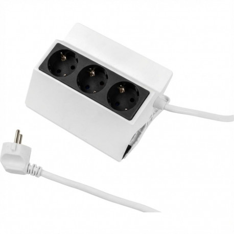 "BACHMANN SELLY Steckdosenleiste 3x Schutzkontakt weiss 1.5m"
