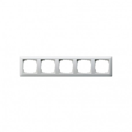 "GIRA 021503 Rahmen 5f reinweiß Standard 55"