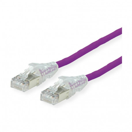 "DTWYLER Patchkabel Cat.6A (Class EA) S/FTP, CU 7702 flex LSOH, AMP v2, violett, 10 m"